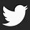 White Twitter Bird Logo