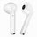 White iPhone Bluetooth Wireless Earbuds