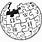 Wikipedia Logo Outline