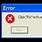 Windows XP Error Box