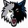 Wolf Football Logo
