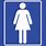 Woman Bathroom Symbol