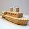 Wooden Ship Toy