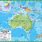 World Map Australasia