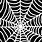 Y2K Spider Web Black