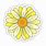 Yellow Aesthetic Flowers Cartoon