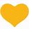 Yellow Heart Symbol