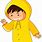 Yellow Raincoat Clip Art