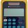 Yellow School Calculator with Covers