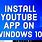 YouTube App for Windows