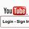 YouTube Sign in Page