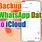iCloud Whatsapp Backup