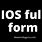 iOS Full Form