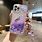 iPhone Purple Glitter Case