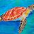 Abstract Sea Turtle Art