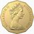 Gold 50 Cent Coin