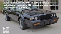 1987 Buick GNX muscle car driven just 8.5 miles sold for $200,000