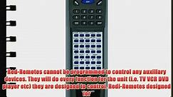 SONY Replacement Remote Control for 147863311 STRDE897 STRDE697 RMPP413 RMPG413
