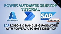 SAP Logon and Handling Password with Power Automate | Step-by-Step Guide using Azure Key Vault