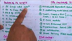 Lecture 21: Introduction to PIC microcontroller