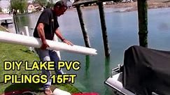 Install PVC Boat Pilings for $170