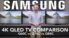 Samsung 4K QLED Comparison 2023: Q60C vs Q70C vs Q80C