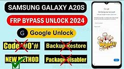 Samsung A20s FRP Bypass Android 11 2024 | One Click Samsung FRP Unlock TOOL 2024