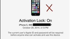 How to check for iCloud Activation Lock on all iPhones 6/5s/5c/5/4s/4/3gs/iPod and iPads.