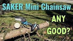 Saker Mini Electric Chainsaw - PUT TO THE TEST - Unboxing & Review