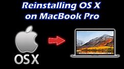 How to install macOS X on Apple computer