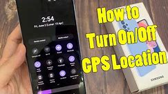 Samsung Galaxy A13: How to Turn On/Off GPS Location