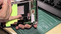 Nexus 7 Battery removal. Not charging, powering on and flickering Screen when charging fix.