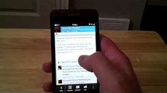 BlackBerry Z10 - Facebook App Review