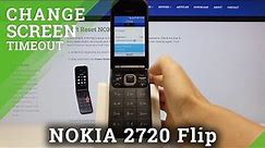 How to Change Screen Timeout in NOKIA 2720 Flip – Display Settings