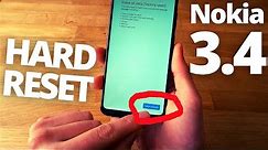 Nokia 3.4 - How to Factory Reset your Phone ( Hard + Soft Reset )