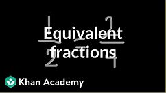 Equivalent fractions | Fractions | Pre-Algebra | Khan Academy