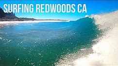 SURF TRIP - SURFING BIG WAVES IN NORTHERN CALIFORNIA (TRINIDAD) POV SURF RAW [GOPRO9]