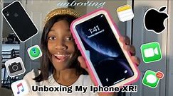 UNBOXING MY IPHONE XR ! 📱📦✨