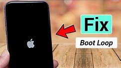 How to Quickly Fix iPhone Stuck on Apple Logo Without Losing Data
