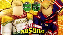 HOW TO GET ONE FOR ALL AND PERMEATION QUIRK in Plus Ultra 2 | All Might and Mirio Boss Battle