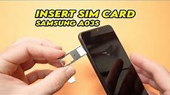 Samsung Galaxy A03S: How to Insert SIM Card