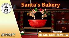 AtmosFX Santas Bakery - Digital Christmas Decoration 2023 [Demo Review Digital Projection EN]