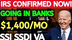 IRS CONFIRMED! PAYMENTS GOING IN BANKS $1,400 STIMULUS CHECK UPDATE