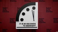 Doomsday Clock stays at 90 seconds to midnight for second straight year