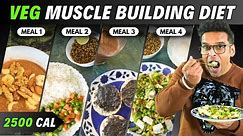 Only 4 Meal Veg Muscle Building Diet | The Best Plan | Yatinder Singh