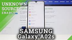 How to Activate Unknown Sources in SAMSUNG Galaxy A02s – Allow App Installation