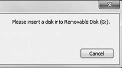 Fix 'Please Insert a Disk into Removable Disk' Without Losing Data