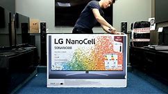 LG 50" NANO886PB 2021 Unboxing, Setup and 4K HDR Demos Nanocell 886 PB