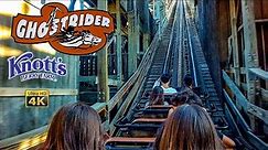Sept 2023 Ghost Rider Roller Coaster On Ride 4K POV Knott's Berry Farm