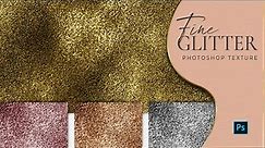 Glitter Photoshop Effect (Fine Glitter Texture) How to make a pattern in Photoshop